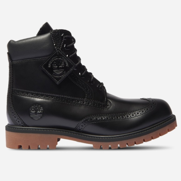 ✔️ TIMBERLAND 6” BOOTS BROGUE BLACK ✔️